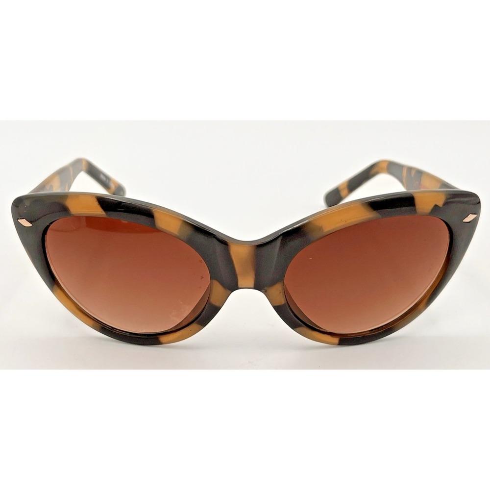 Betsey Johnson Cat Eye Sunglasses Animal Leopard Print Glamour